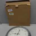 16 Inch Large Outdoor Clock Waterproof with Thermometer Retro Wall Clocks for Patio Pool Garden Home,Bronze
