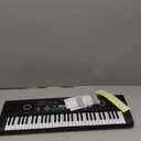 61 keys keyboard piano, Electronic Digital Piano with Built-In Speaker Microphone, Portable Keyboard Gift Teaching for Beginners, electric piano for kids (Black)