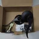 Schlage F51A ACC 622 Accent Door Lever, Keyed Entry Lock, Matte Black