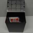 CarrySafe Urn - TSA Approved Fly-Safe and Temporary Travel Cremation Urn Kit for Human Ashes - Airline Friendly - 200 Cubic Inch Capacity - Airline-Ready Black Plastic Urn with Included Travel Box