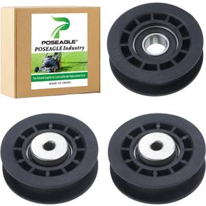2 Pack 587973001 Idler Pulley with 587969201 Idler Pulley Replaces 581904001 580364301 for LC221A L221A L321AH HU675AWD HU700AWD HU725AWDE HU775AWD HU800AWDH LC356AWD Lawn Mowers