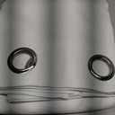 NICETOWN White Room Darkening Curtain 84 inches Long - Grommet Window Treatment Thermal Curtain Sound Reducing Light Blocking Drape for Bedroom/Living Room (1 Panel, W66 x L84)