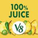 V8 Pineapple Jalapeno 100% Fruit and Vegetable Juice, 8 fl oz Can (24 Pack)
