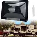 RV Skylight Outer Dome,18"x26" OD Universal Skylight Fits All Standard 14" x 22" Skylight Openings Replacement Travel Trailer RV Camper Truck (Smoke)