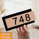 Address Sign for OutsideTwo Sets of Numbers (0-9),House Number PlaqueNumber for Address Plate,Street Number Signs for House/Mailbox/Apartment/Office/ Hotel/Classroom Housewarming Gift for New Home (ROSE GOLD)