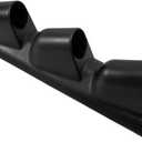 Black Triple Pillar Gauge Pod Holder, Plastic 3 Hole 52mm Automotive Digital Gauge Bracket, Universal A-Pillar Gauges Mount Accessories for Most Vehicles
