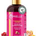Mielle Organics Pomegranate & Honey Leave In Conditioner for Curly Hair - Moisturizing Detangler & Curly Hair Treatment to Help Repair Damage, Prevent Frizz & Improve Shine (12 Fl Oz)