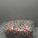 NEWLAKE Cotton Bedspread Quilt Sets-Reversible Patchwork Coverlet Set, European Gorgeous Floral Pattern, Queen Size