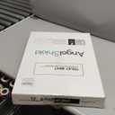 Black Elongated Toilet Seat Natural Wood Toilet Seat with Zinc Alloy Hinges, Easy to Install also Easy to Clean, Scratch Resistant Toilet Seat by Angol Shiold (Elongated, Black)