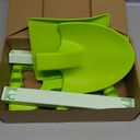 20 Long Sand Beach Shovels for Kids Heavy Duty Plastic Summer Sand Scoops Spades Toy Sandbox Garden Snow Digging Play Gift Set Party Bundle 2 Pack Green