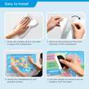 COMIX Magnetic Dry Erase Board, Educational Jigsaw Puzzle Board for Kids, 26" x 17" Adhesive 42 State USA Map Puzzle for Kids at Home Student Classroom