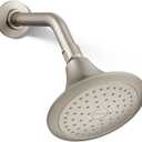 KOHLER 10282-AK-BN Fort Single-function showerhead, 2.5 GPM, Corrosion Resistant Finish, Vibrant Brushed Nickel