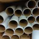 BOX USA Cardboard Tubes with Caps, 18"L x 3"W x 3"H, Pack of 24 | Poster Tube for Mailing and Storage of Blueprints, Artwork, Crafts, Long Art Holder, 18 inches