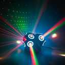 LED Moving Head DJ Light Rotating Beam Stage Lights Pin Spotlight Event Lighting Sound Control Dmx512 DJ KTV Disco Party Wedding Concert Festivals (3Head DJ Light)