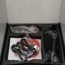 Podcast Equipment Bundle for 2, Audio Interface with XLR Condenser Microphone, and 3.5mm Mic, RGB, Mute, 48V Phantom Power for Streaming, Gaming, Recording-Black