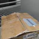 White & Gold Bar Stools Set of 2 Counter Height 24 Inches Swivel Bar Stools for Kitchen Counter Island Backless Modern Gold Barstools Upholstered Faux Leather Round Counter Stools, Off White+Gold