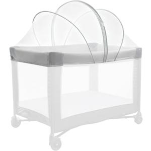 Mosquito Net for Pack N Play, Keep Cats Out, Netting Cover with 2-Way Zipper for Playpen, Foldable with Storage Bag, White