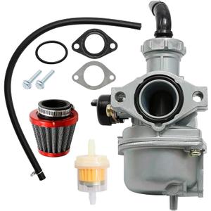 ATV Carburetor PZ22 with Fuel Filter and 22mm Air Filter for 110cc 125cc SSR CRF50 Predators Go Karts Pit Dirt Bike, for Sunl,for Taotao Pit Bike