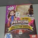 2 x 16Pack - Clear Wall & Door Protector from Dog Scratching - Anti Cat Couch Guard Plastic Sheets, Furniture Self-Adhesive Removable Sticky Tape, Transparent Thick Sofa Scratch Deterrent Frame Cover Film