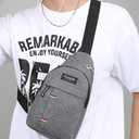 Shoulder Backpack Messenger Bag Adjustable Portable Men's Outdoor Hiking Sports Chest Bag