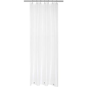 Mrs Awesome Small Stall Shower Curtain Liner 36 x 72 inch, PEVA 8G Thick & Heavy Duty, 3 Bottom Magnets, Waterproof, 36x72, Frost
