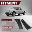 Windshield Wiper Cowl Grille Panel for 2011-2016 Ford F250 F350 F450 F550 | Front Window Wiper Cover Insert Panels, Left and Right Pair, Replaces BC3Z-25022A68-AA, BC3Z-25022A69-AA