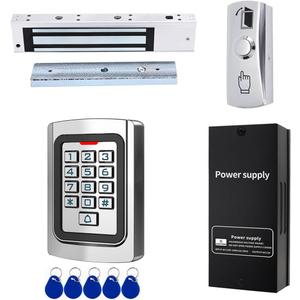 Door Access Control System 600lb Electric Magnetic Door Lock Kit Waterproof Keypad ID Card Smartphone Tuya App Remote Control