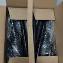 TomCare Solar Lights Outdoor 99 LED Higher & Larger Flickering Flame Solar Torch Lights 43" Waterproof Outdoor Lighting Solar Powered Pathway Walkway Lights for Outside Garden Patio Yard, 4Pack (Black)