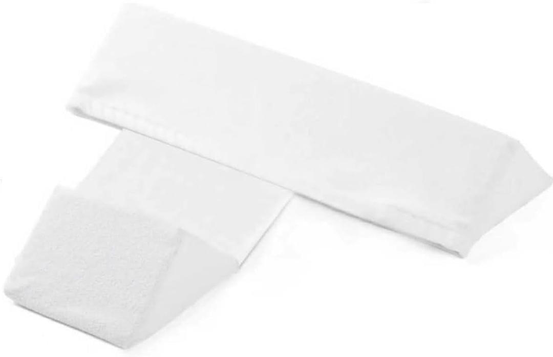 Side Sleeper Weddge Adjustable Soft and Breathable Cushion (White Pure)