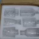 12pcs Glass Bud Vase Set, Small Clear Flower Vases for Centerpieces in Bulk, Mini Vintage Vase for Wedding, Home,Table Decoration