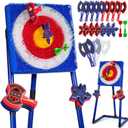 Axe Throwing Target Game for Backyard with 8 Throwing Axes Set,Indoor &Outdoor Activities for Kids,Hunting Games for Family, Birthday Gift for Boys Girl, Carnival Games (Blue)