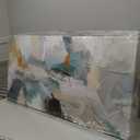 SOUGUAN Canvas Wall Art for Living Room Abstract Pictures Green Wall Decor Home Decor Teal Print Arts for Office 24"x48"