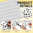 3 x Hahafelt 1 Pack 47 x 108 in Fabric Bulletin Board Roll,Spot, 14.6" x 13"