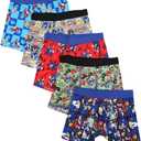 Sonic the Hedgehog Boys Boxer Briefs Set - 5 Pack Kids Underwear (14)
