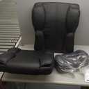 160° Reclining Office Desk Chairs with Back Support Footrest, PU Leather Wide Seat Managerial Executive Chairs, 400lbs Comfortable Ergonomic Black Recliner Office Chair with Wheels