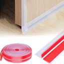 2024 Updated 29.5Ft T-Shaped Clear Weather Stripping Door Seal, Door Draft Stopper Silicone Seal Strip, Door Weather Stripping for Doors Windows and Shower Glass Gaps (29.5 Ft)