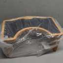 StrongTek Enhanced Squatting Toilet Stool, Wooden Potty Stool for Bathroom, Extra-Thick Wood, Sturdy 350 lbs Capacity, Comfortable Toilet Stool for Kids, Adults & Seniors (Natural)