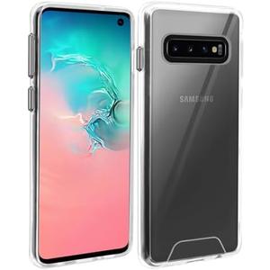 Clear Case for Samsung Galaxy S10 Shockproof Bumper Protective Phone Cover, Hybrid Design Hard PC Back with Flexible TPU Frame