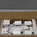 Dimmable Plug in Track Light White 4 Light Plug in Ceiling Lighting Fixture with 16.4' Long Cord,4 Way Ceiling Spotlight,Rotatable Wall Mount Light Head,LED dimmable Spot Bulbs Included