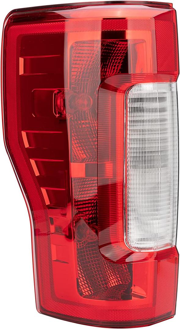 Left Driver Side Rear Tail Light Assembly Compatible With 2017-2019 Ford F-250 F-350 Super Duty Tail Light Rear Brake Lamps Replacement Taillights (w/o Blind Spot) (w/o LED)