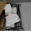 Mfacoy 3 Tier Serving Tray Set, 12" Tiered Serving Trays Platters, Reusable Serving Tray for Party, Collapsible Sturdier Stand with Stable Cross Bars, Serving Platters for Veggie, Fruit, Dessert