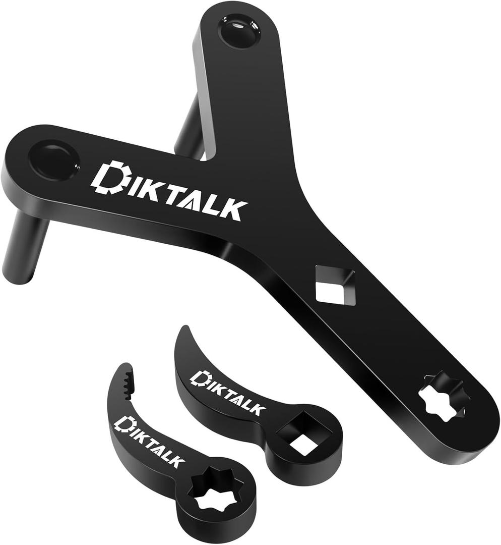 Lower Control Arm Prying Tool Kit,1/2" Drive Suspension Removal Tool,Specialty Bushing Tool with 2 Pry Bar Wrench Adapter Head & Extension Poles,3PCS