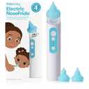 Frida Baby Electric NoseFrida Nasal Aspirator for Baby, Nose Sucker for Baby & Toddler, Upgraded Nasal Aspirator for Congestion + Allergy Relief with 3 Suction Levels, 2 Silicone Tips, USB