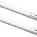 2pack F15T12-CW Cool White 15Watt Fluorescent Light Bulb,18inch 4100K Straight Linear Preheat Lamp,T12 Tube 1.5'' Dia Replacement for Kitchen and Bath