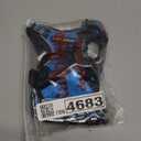 rabbitgoo Dog Harness No Pull with 2 Leash Clips, Adjustable Soft Padded, Reflective Oxford No Choke Pet Vest with Easy Control Handle for Small Dogs, Blue, S