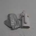 Newbealer Steamer for Clothes, 1200W Travel Steamer with Horizontal & Vertical Steaming, 2 Steam Levels, Dry Ironing, Foldable, 1.5lbs Lightly, 180ml Handheld Fabric Wrinkle Remover (120V Only)