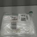 5 Pack 40-inch Suit Bag Garment Bag for Travel and Storage, Garment Bags for Hanging Clothes with Zipper and Visible Transparent Window, White