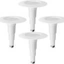 4 Inch LED Can Lights Retrofit Recessed Lighting,9W=40W,3000K Warm White,500LM,Adjustable Retrofit Downlight ETL Damp Rated,Dimmable,Bevel Trim,Easy Install,4 Pack (4 Inch-4 Pack)