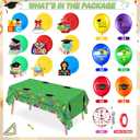 Wettarn 47 Pcs 2026 Pre School Graduation Decorations Pre k Graduation Decorations Include Kindergarten Table Cover 10 Congrats Hanging Swirl 36 Pcs Graduate Balloon for Congrats Grad Party(Green)