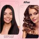 Heatless Hair Curler 3pcs Heatless Curling Rod Overnight Soft Hair Rollers to Sleep No Heat Curls Overnight Curlers for All Hair Types (Pink) Healthy and Stylish,With Satin Wrap No Heat Needed